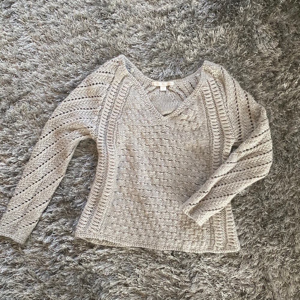 Boston Proper gray sweater